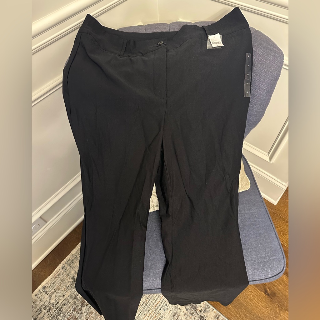 Nwt Lane Bryant Size 20 Black Dress Pants